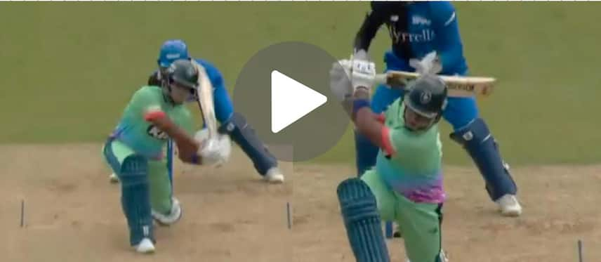 [Watch] Chamari Athapaththu's Struggling Knock Ends As ENG Star Traps Her LBW In The Hundred